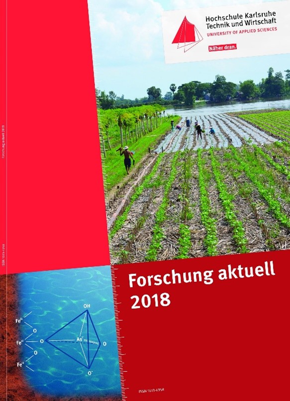 Hochschule Karlsruhe Forschung Aktuell 2018: Verbundprojekt WaKap Kurze Beschreibung (1 Satz): Artikel zur Entwicklung eines nachhaltigen modularen Verfahrens zur Wasserentsalzung und Entfernung von geogenem Arsen für die Trinkwasserversorgung in Vietnam (S. 8-11)