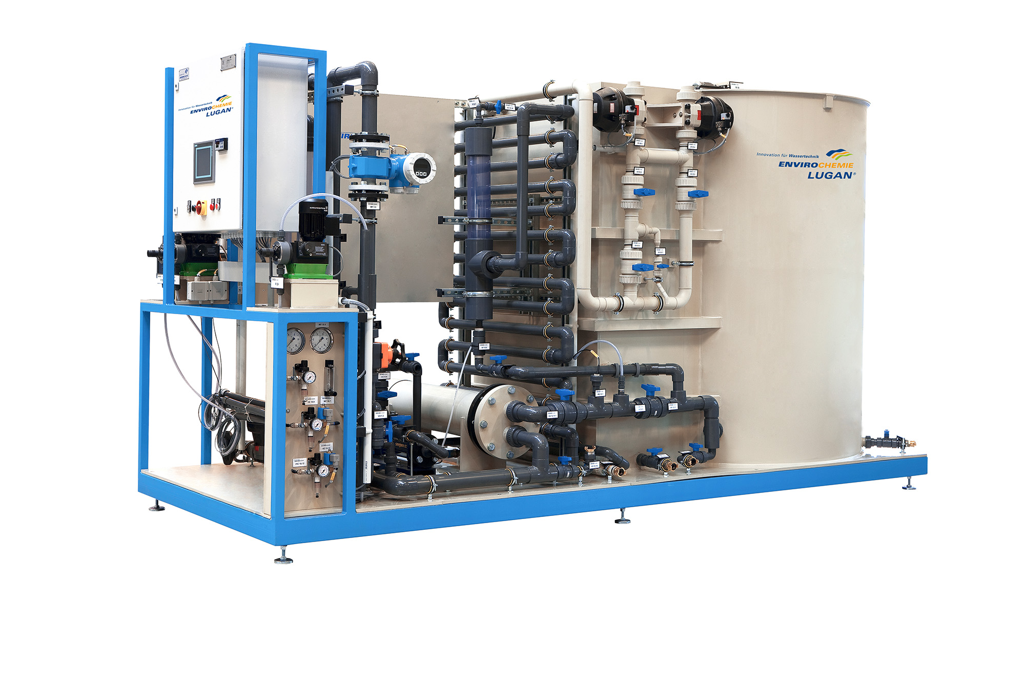 Abbildungs des Electroflotation plant Lugan® 10.000 E-Flo-Dr. Baer