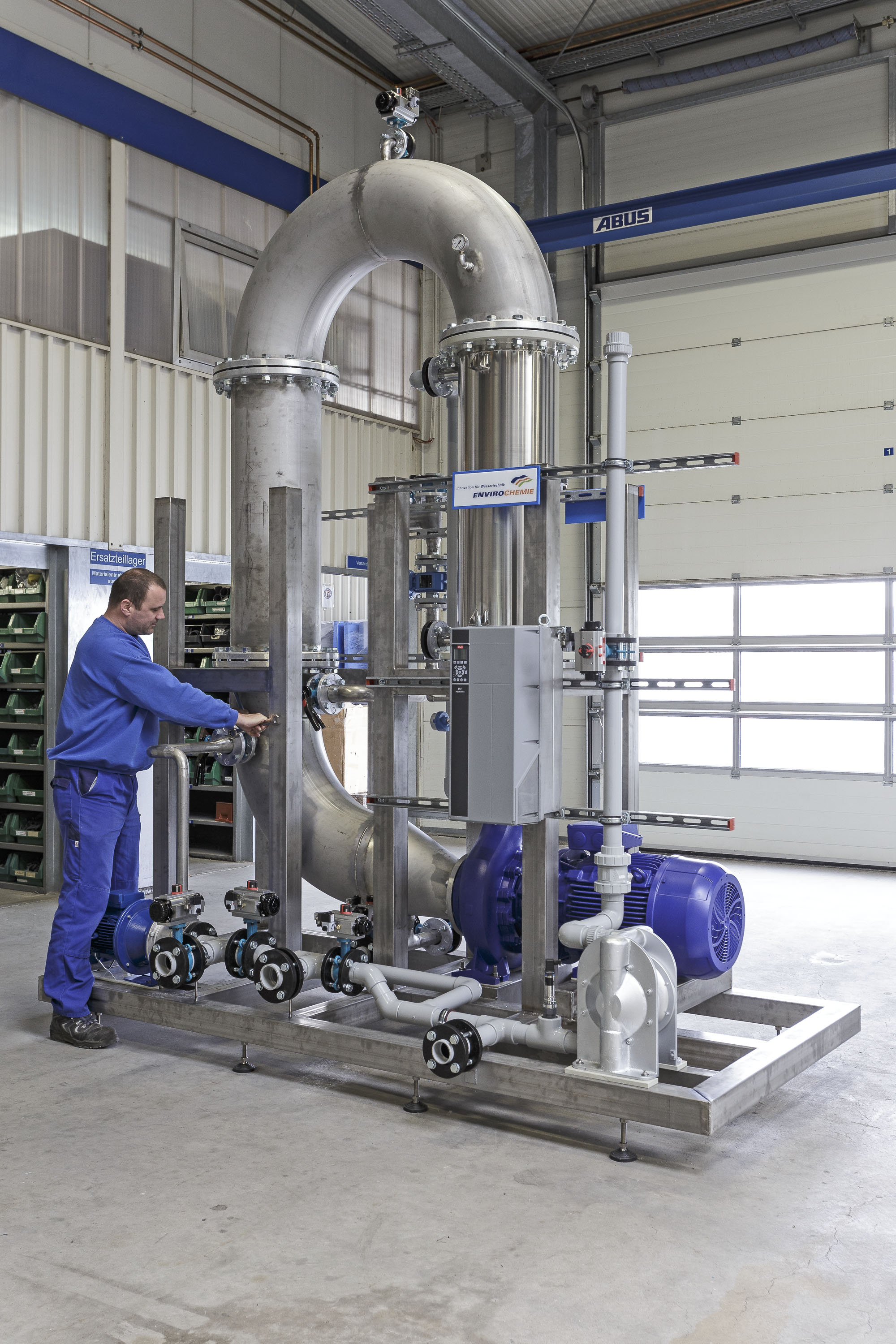 Envopur® ultrafiltration plant with fitter