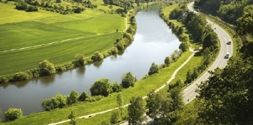 Cover-picture from ReWaM-position paper with a course of a river
