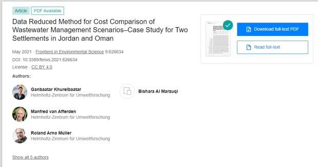 Screenshot of publication title