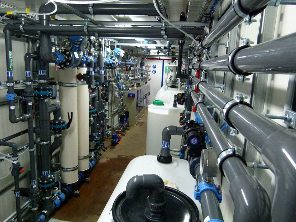 Verohrung Modulares Aufbereitungskonzept zur Wasserwiederverwendun
