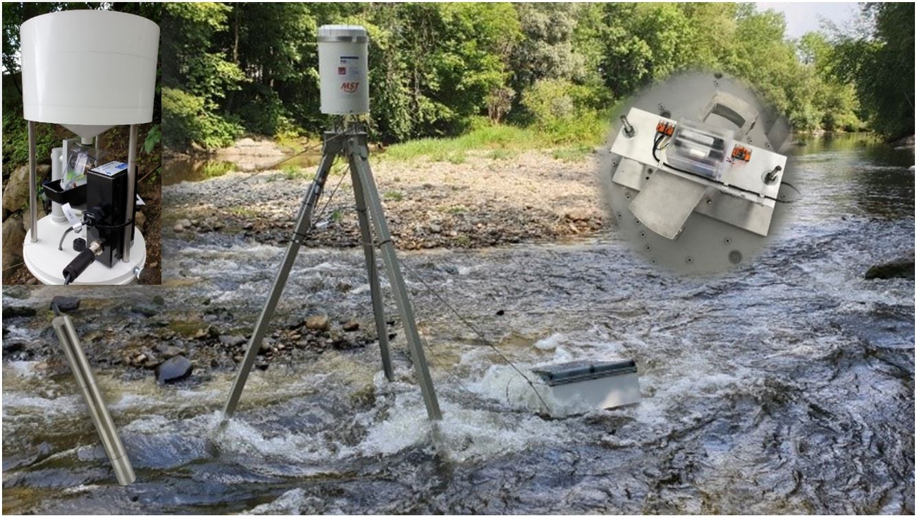 Demonstrator im Fluss