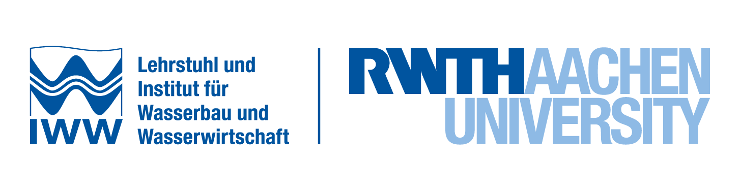 Logo RWTH Aachen, Lehrstuhl und Institut für Wasserbau und Wasserwirtschaft